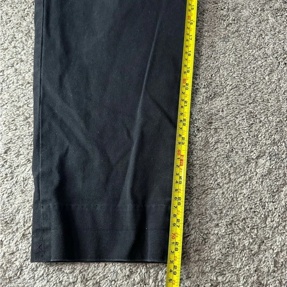 Ralph Lauren chino pant black 16W plus sz high rise straight leg utility earthy - Picture 7 of 10